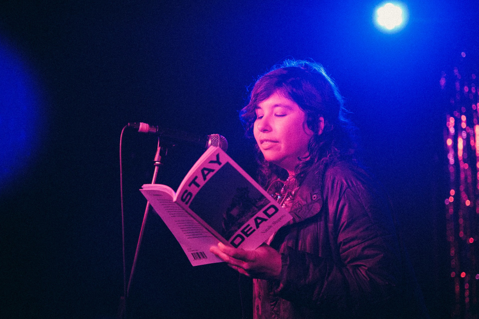 Natalie Shapero reading at Basket in London